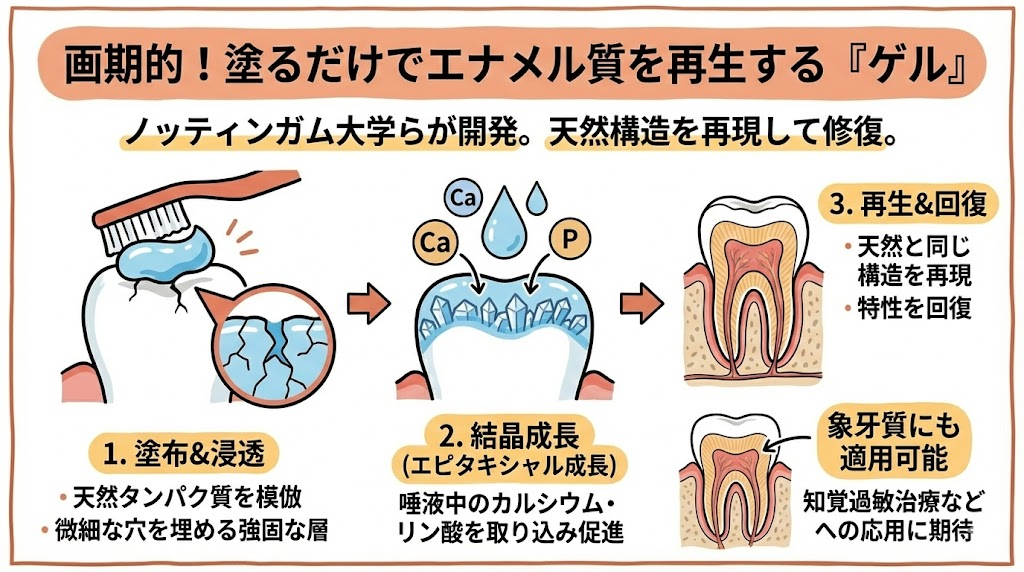 ゲルを歯に塗るだけで再生！　エナメル質を完全コートして虫歯を永久になくすことはできるか？02.jpg