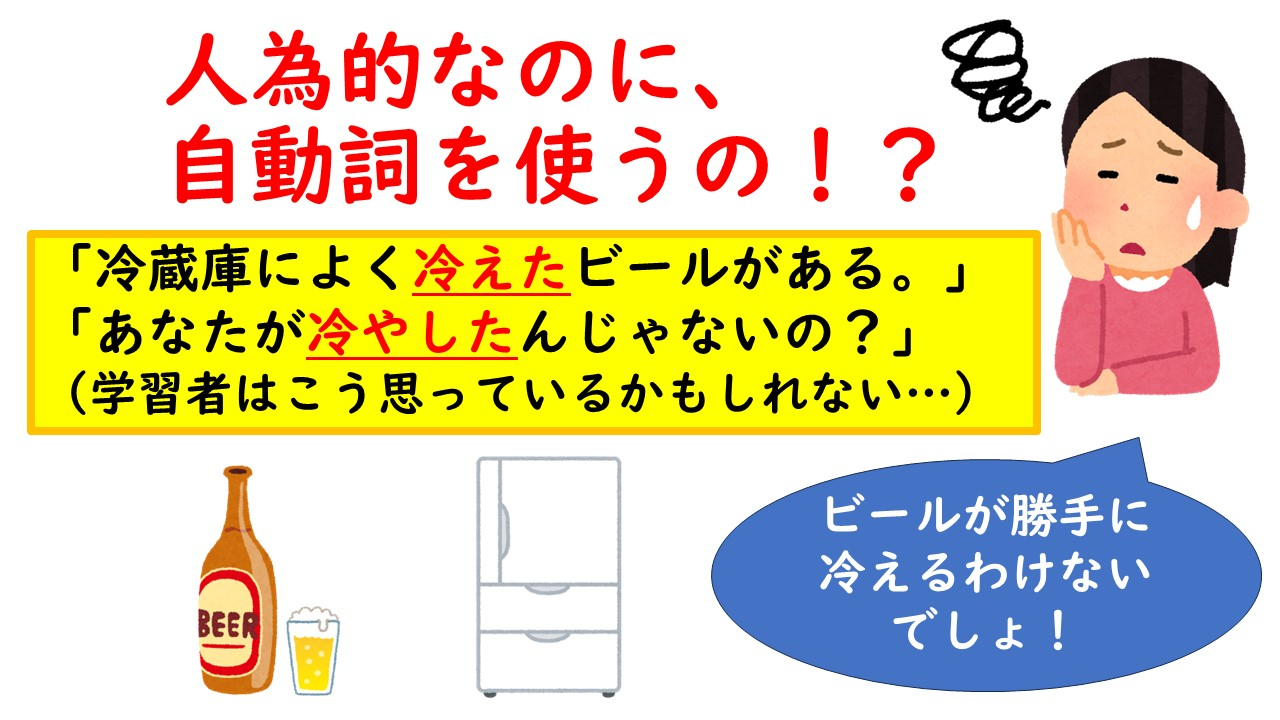 人為的なのに自動詞？.JPG