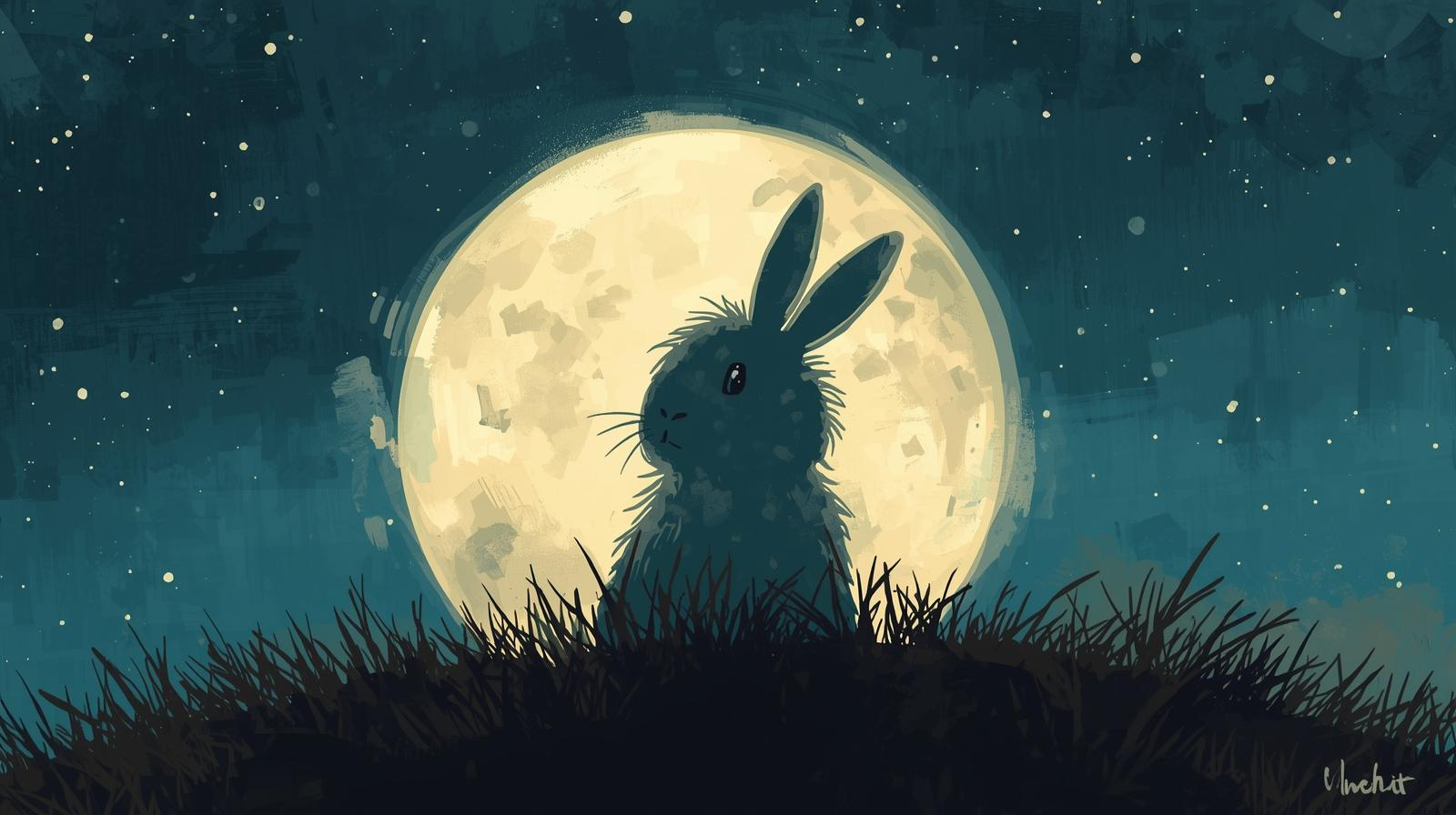 満月の中にいるウサギ（イラスト）.jpg