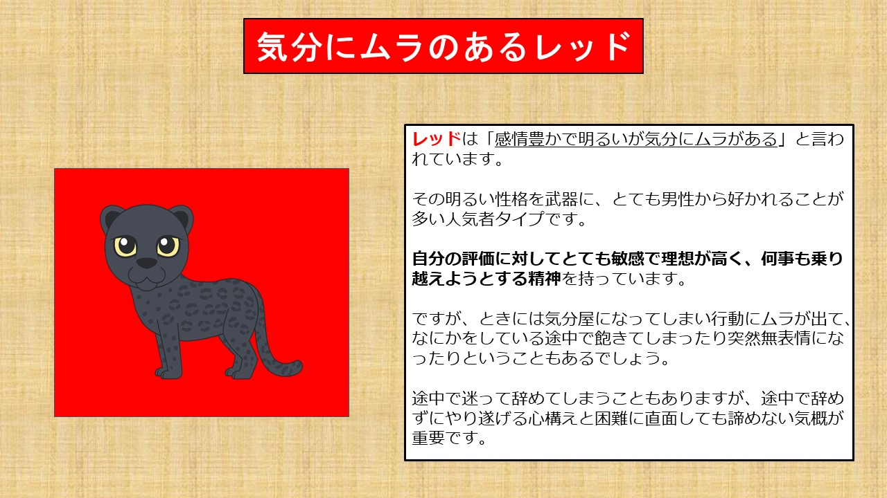 動物診断 アニマルカラー 黒ヒョウ編 しゅんご0099 Coconalaブログ