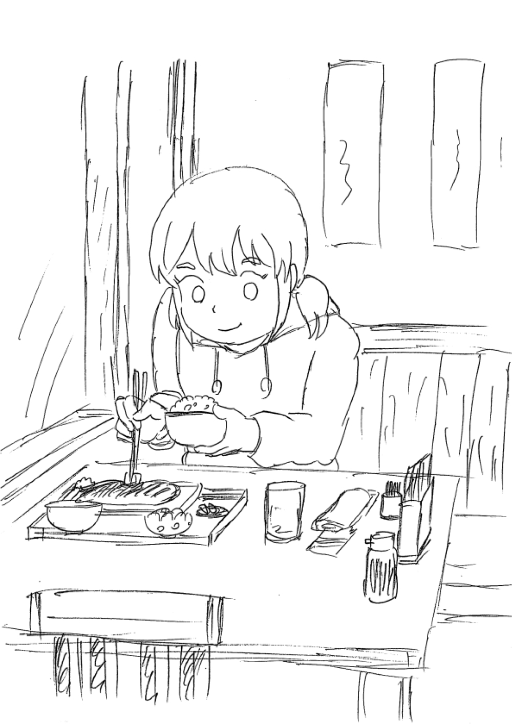 塩焼き鯖定食！下描き.jpg
