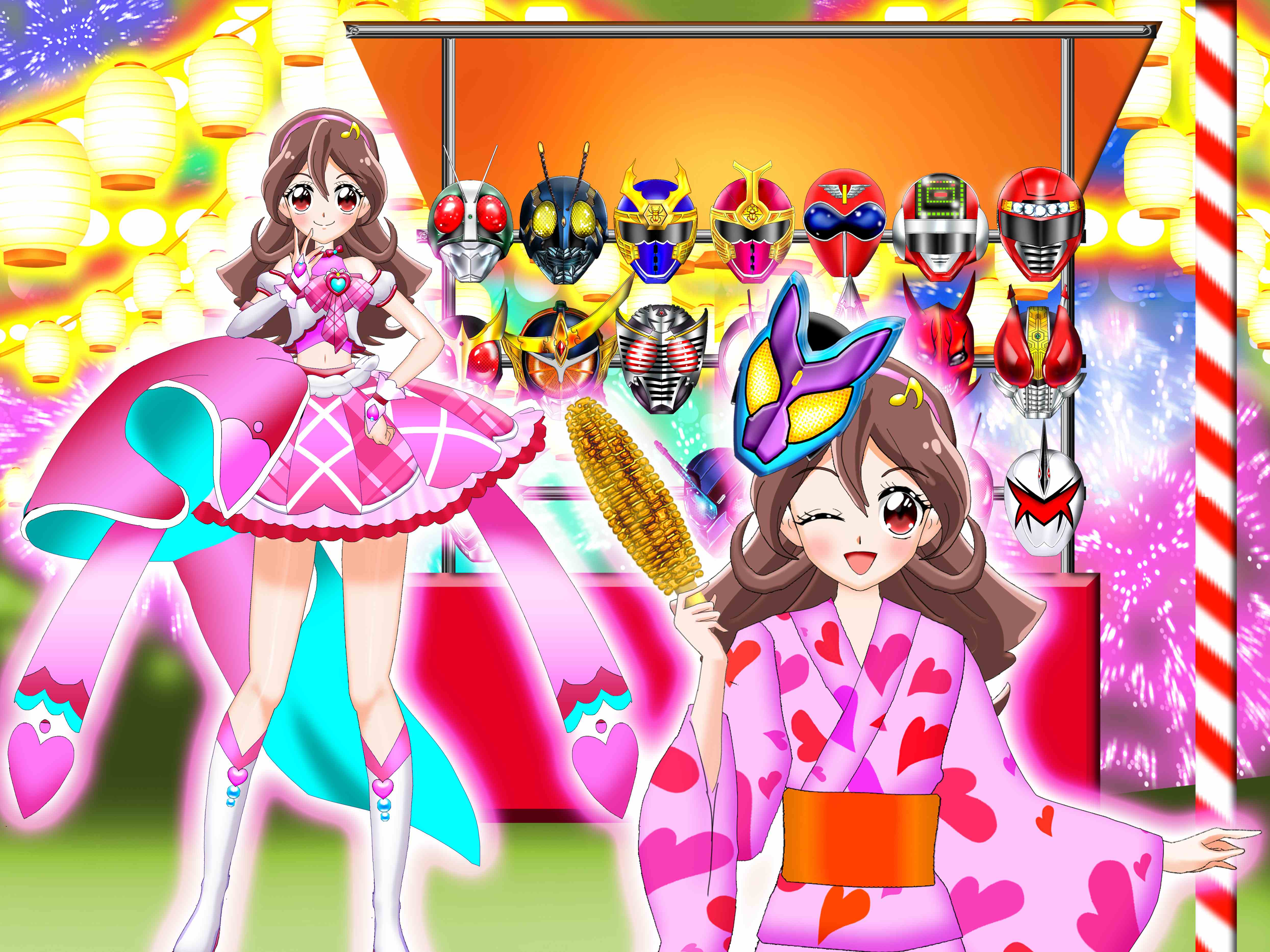 【２０２５－０８１７】キュアアイドル　ミッドフォームと浴衣.jpg