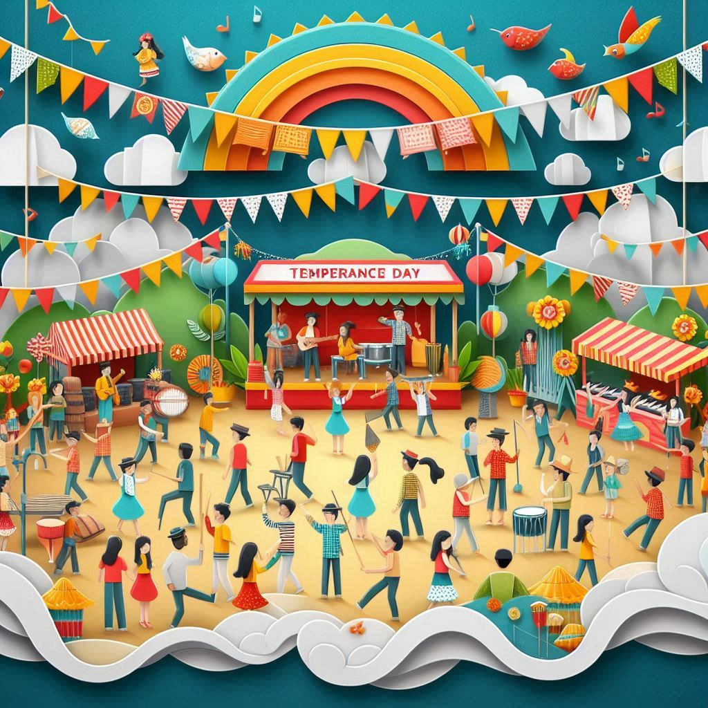 禁酒の日をイメージしたペーパークラフト調のイラスト (3).png