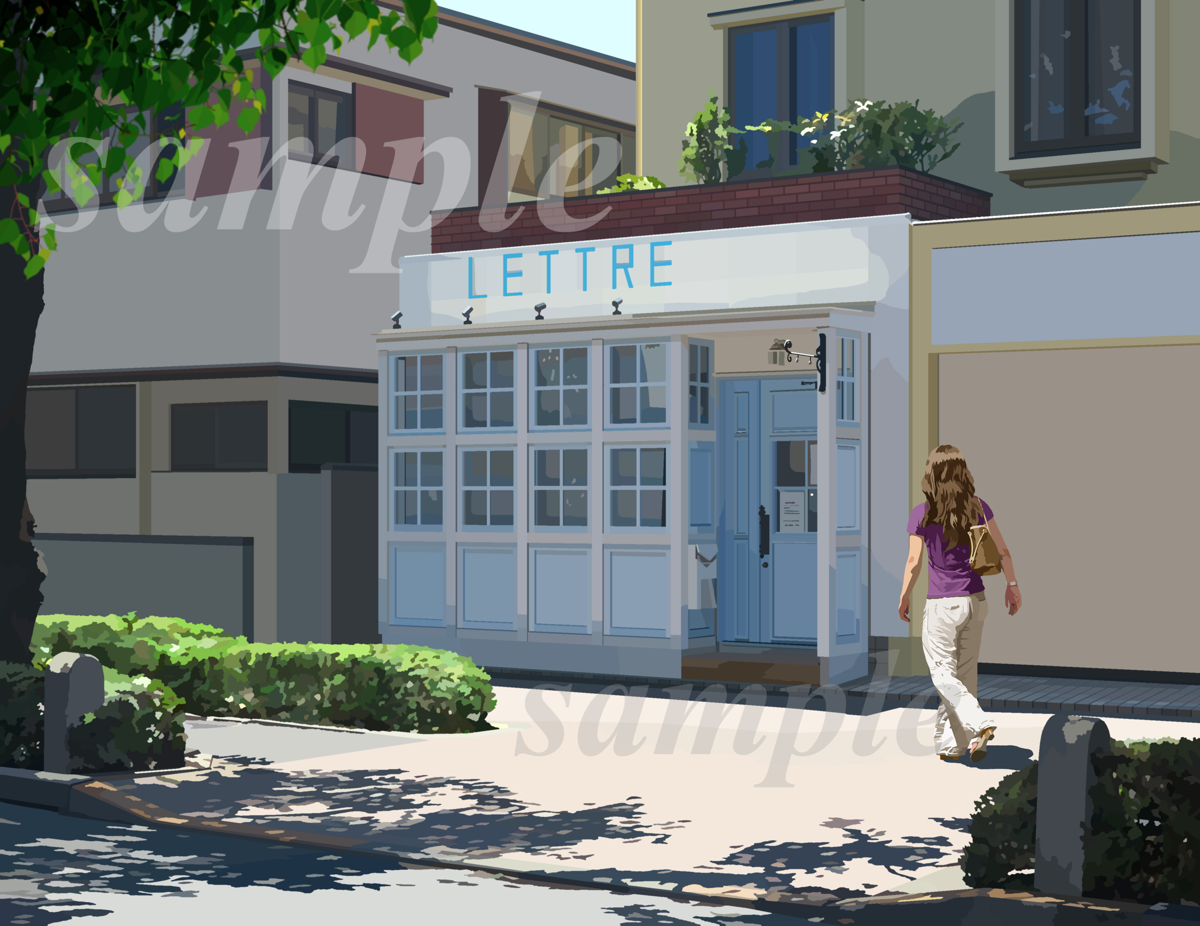店舗の外観をイラストにします。美容院編.jpg
