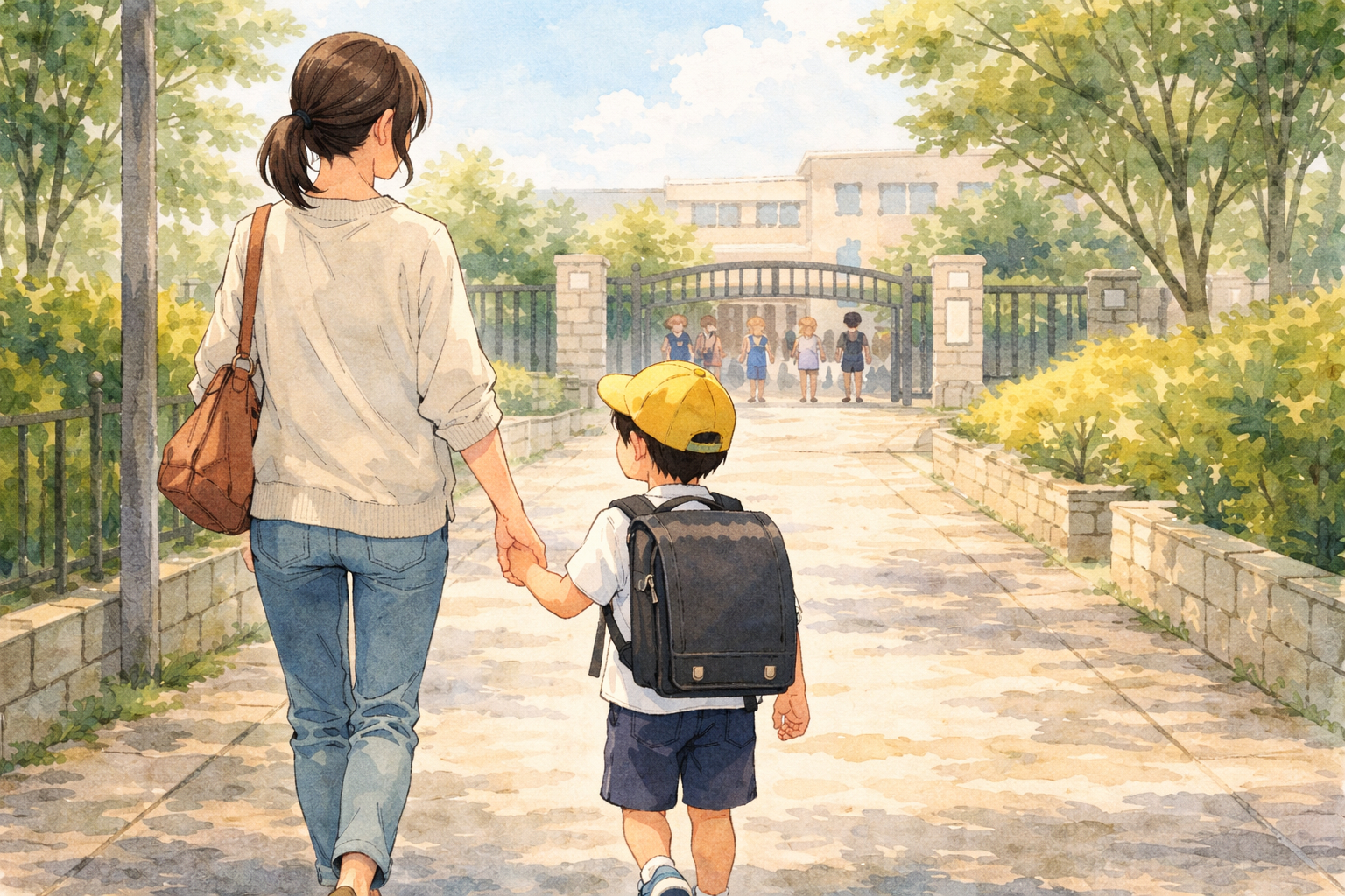 母と息子の登校風景.png