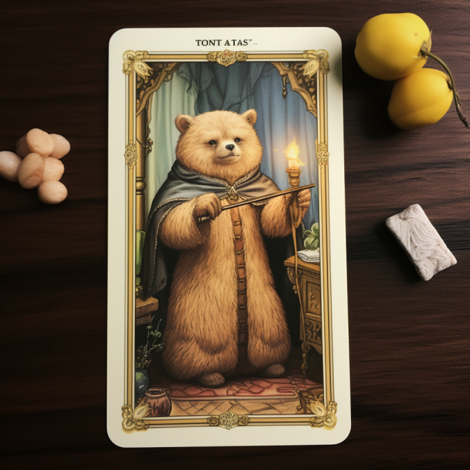 rainkasshu_A_fluffy_bear_is_drawing_The_World_tarot_card_bf918388-d1f7-4a44-9d2a-271d1a0ec49c.png
