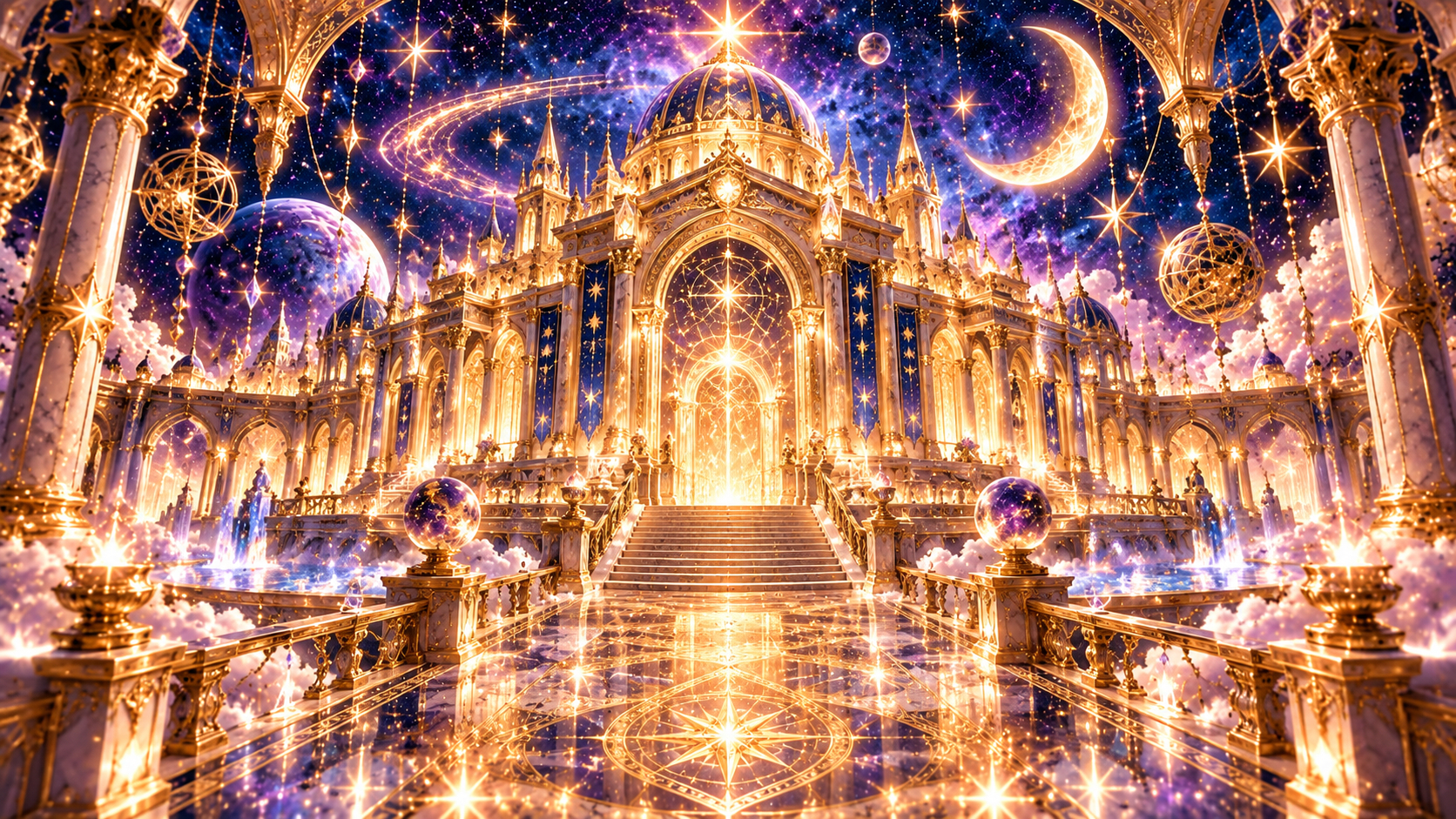 天空の黄金宮殿と星月夜.png