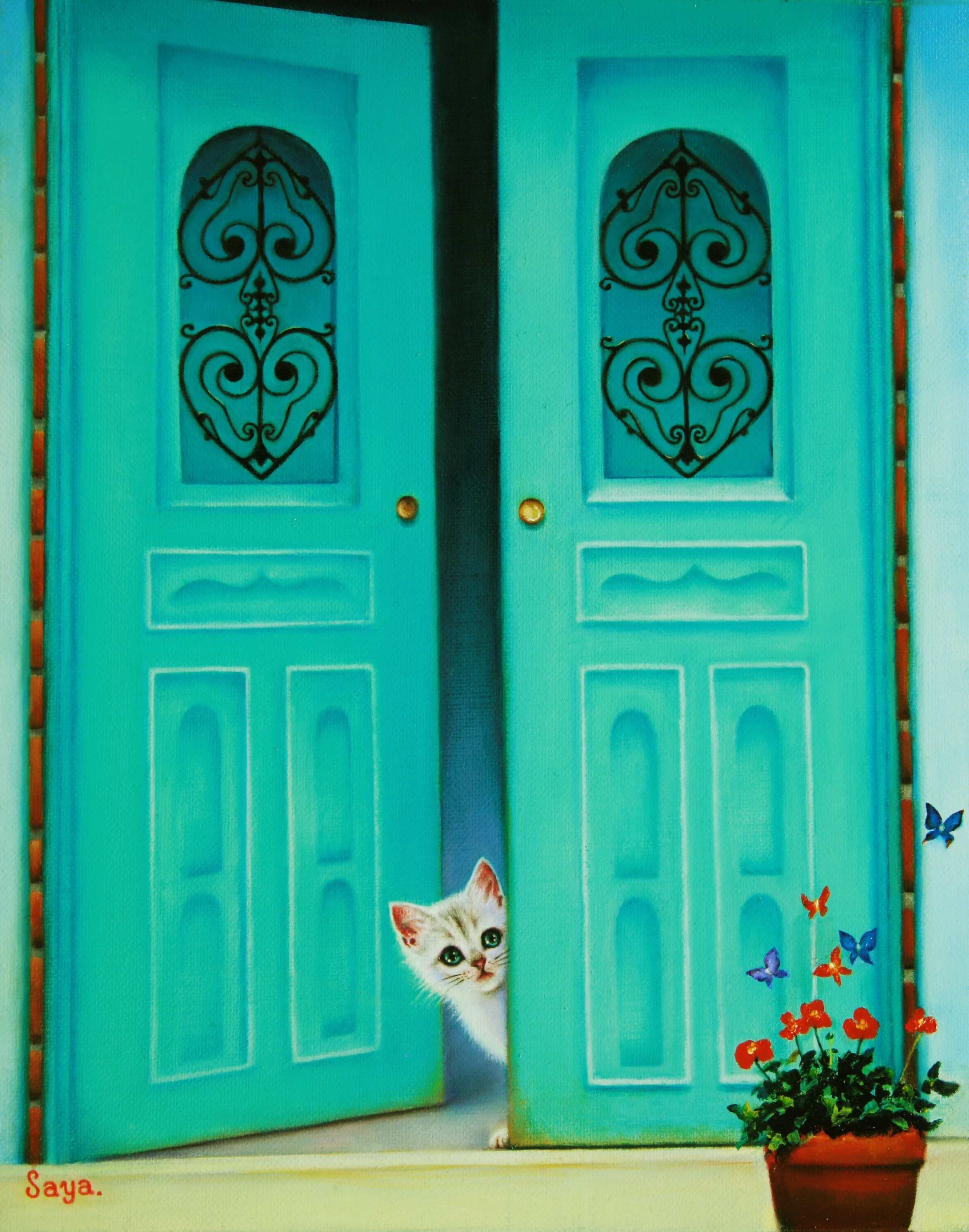 9 幸せの青い扉.JPG