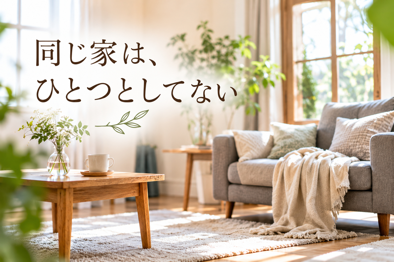 光あふれる北欧風リビングと植物.png