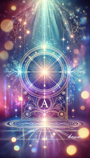 DALL·E 2024-11-11 17.57.26 - A single captivating spiritual image in 9_16 aspect ratio labeled as 'A' with an ethereal, mystical ambiance. The image should include symbolic elemen.png