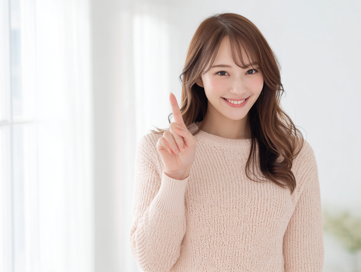 u8416833168_a_smiling_woman_raising_one_finger_to_make_a_poin_aad90b08-7325-4f07-9a94-7e40d0387f8c_0.png