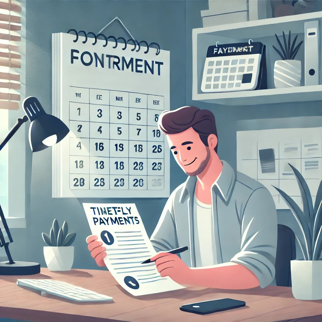 DALL·E 2024-10-23 06.55.18 - An illustration of a freelance worker sitting at a desk, looking relieved and confident while reviewing a contract. In the background, there is a cale.jpeg