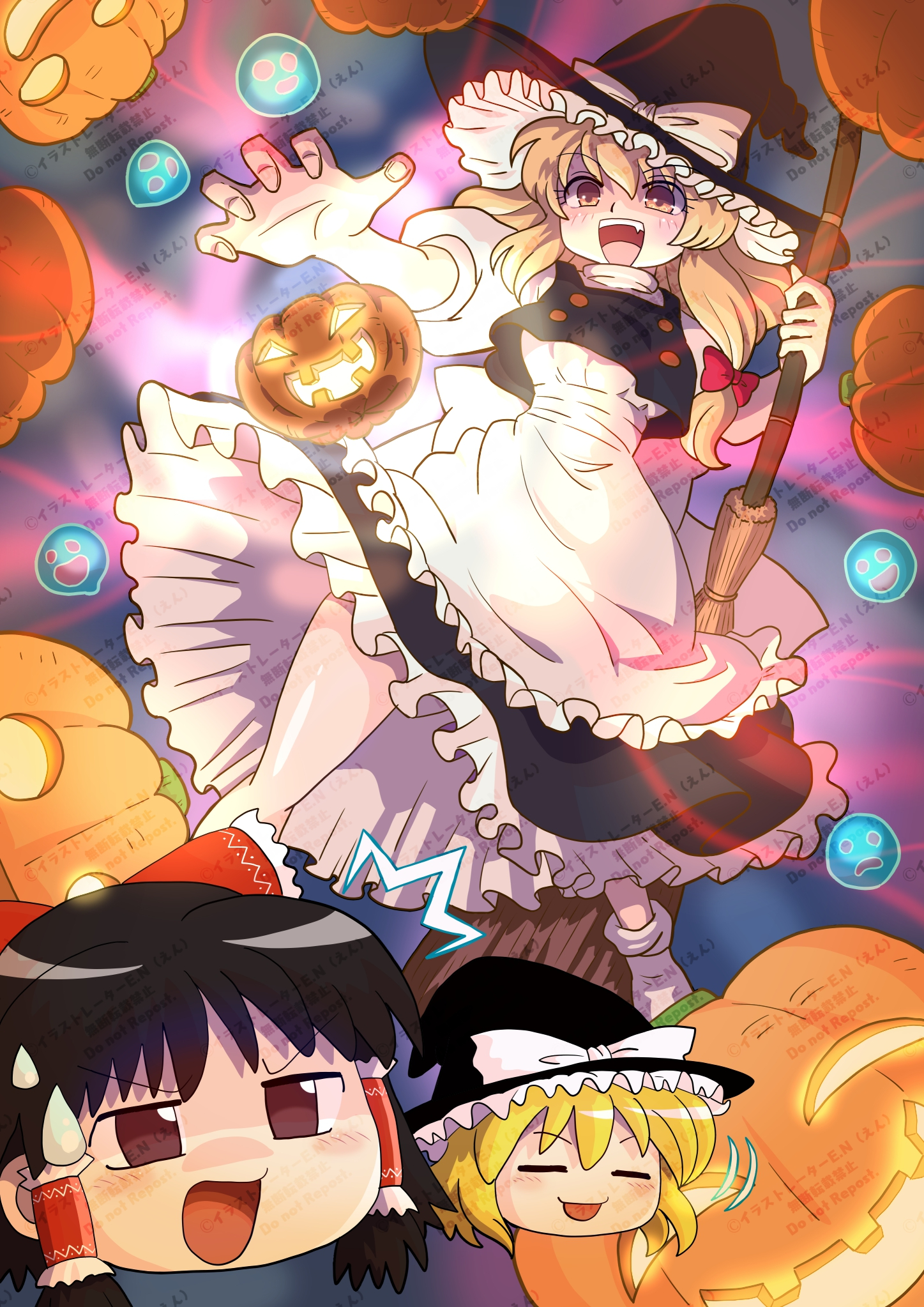 pixivハロウィンコンテスト「魔理沙さんのハロウィン」X用.jpg