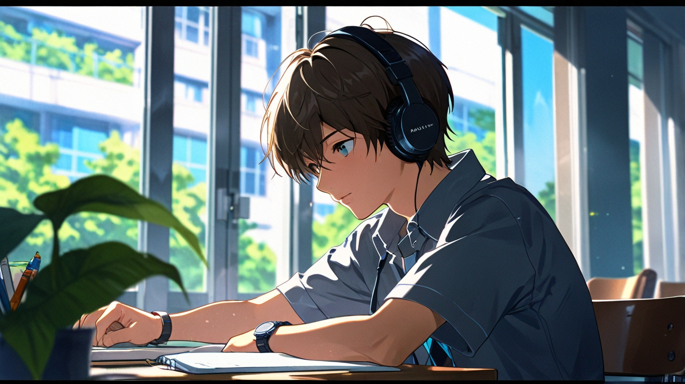 Default_Cool_17_year_old_male_studying_by_library_window_short_3.jpg