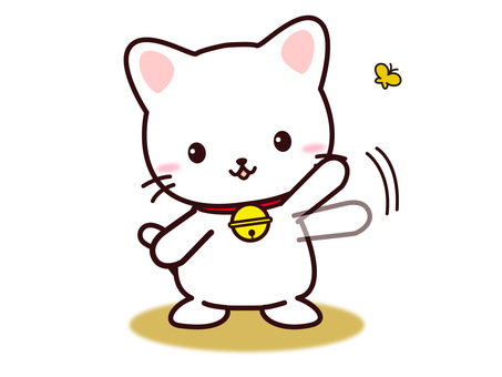 バイバイする猫.jpeg
