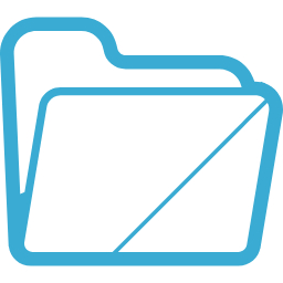 シンプルなフォルダのアイコン素材 4.png