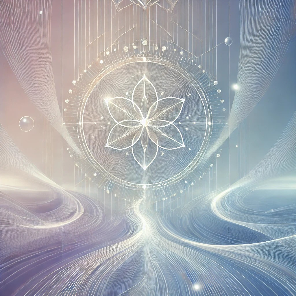 DALL·E 2025-06-09 22.34.20 - A serene and uplifting digital artwork for a spiritual healing service. The background is a calming gradient of clear sky blue and soft lavender, acce.jpg