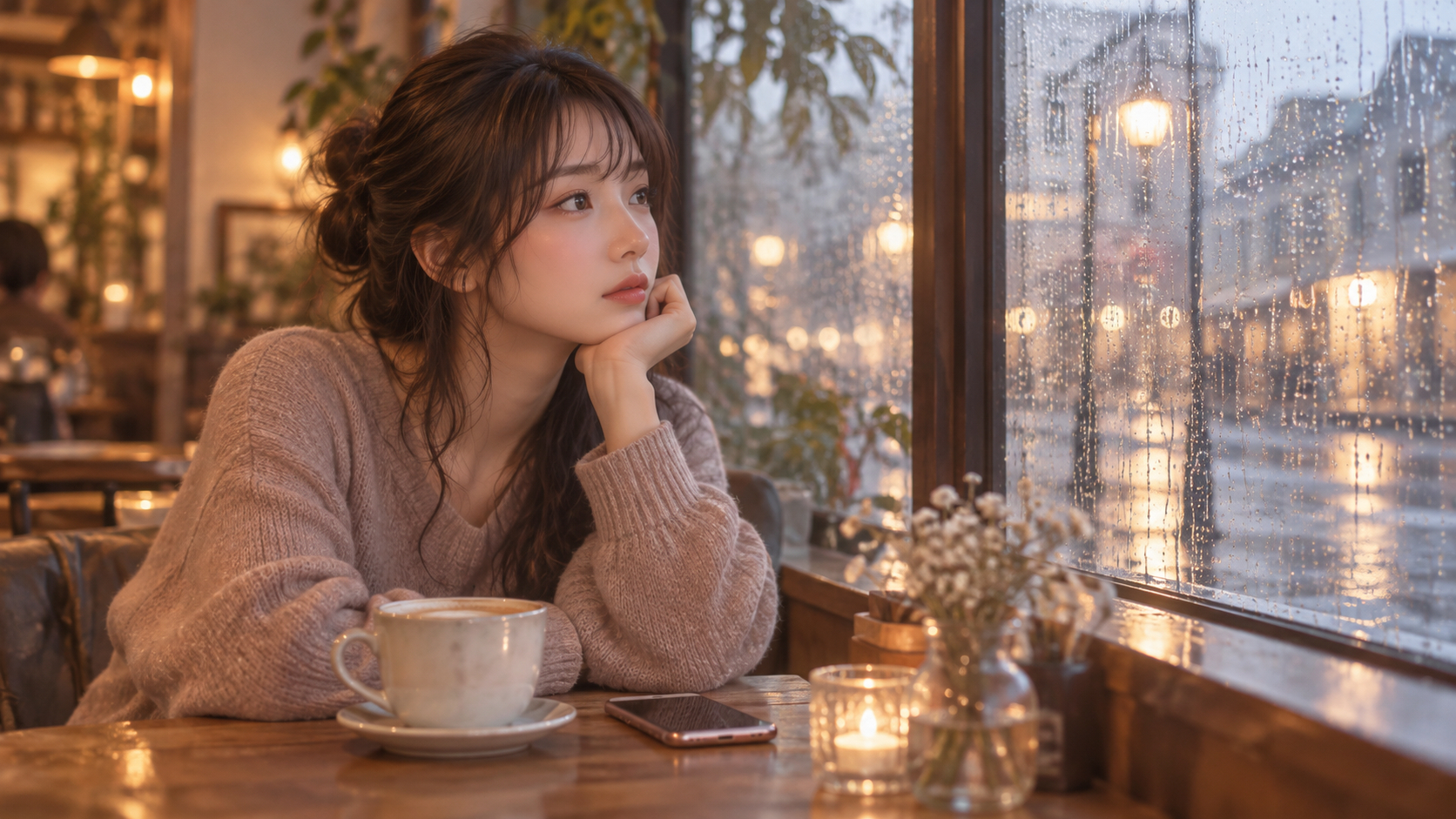 雨の日のカフェで物思い.png