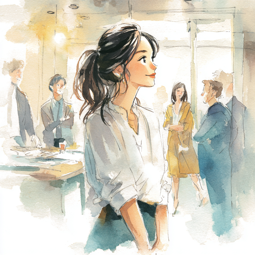 haruhito._Watercolor_style_illustration_a_woman_standing_alon_f6adcc39-1e5d-4ac3-a7a0-397026970fb7_2.png