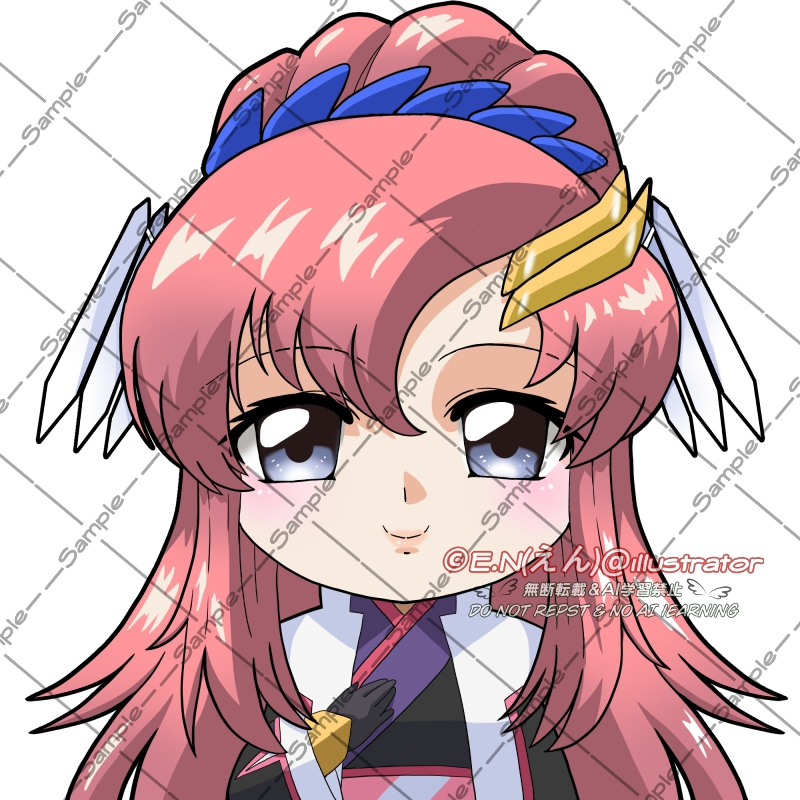 ラクス・クラインちびキャラバストアップイラストSampleマーク.jpg
