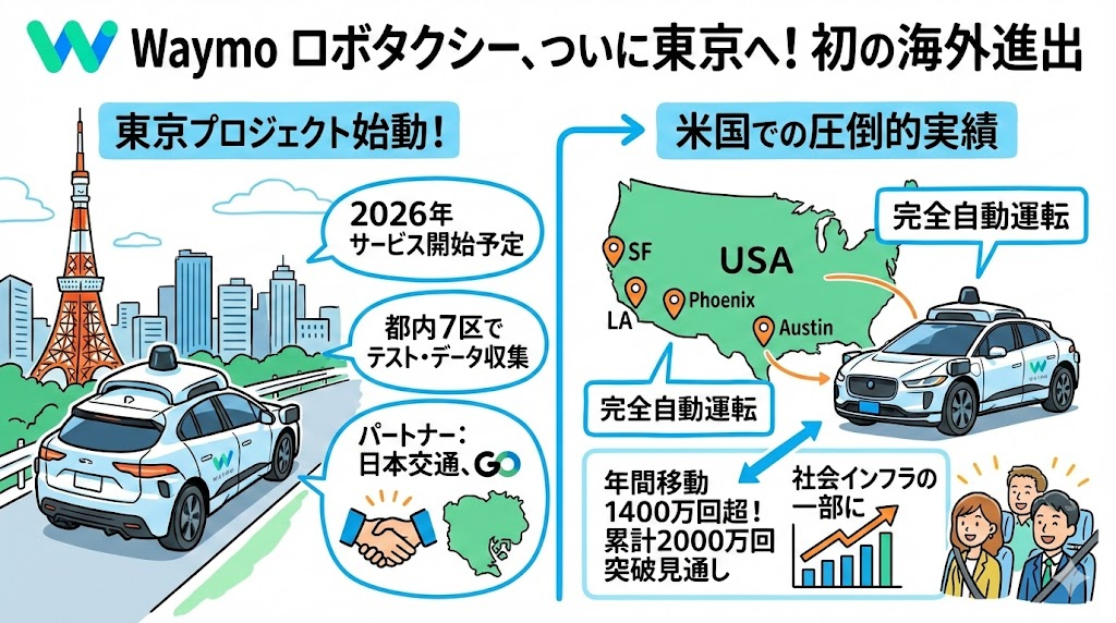 東京でロボタクシーが走るぞ！　GoogleのWaymoが初めての海外進出！01.jpg