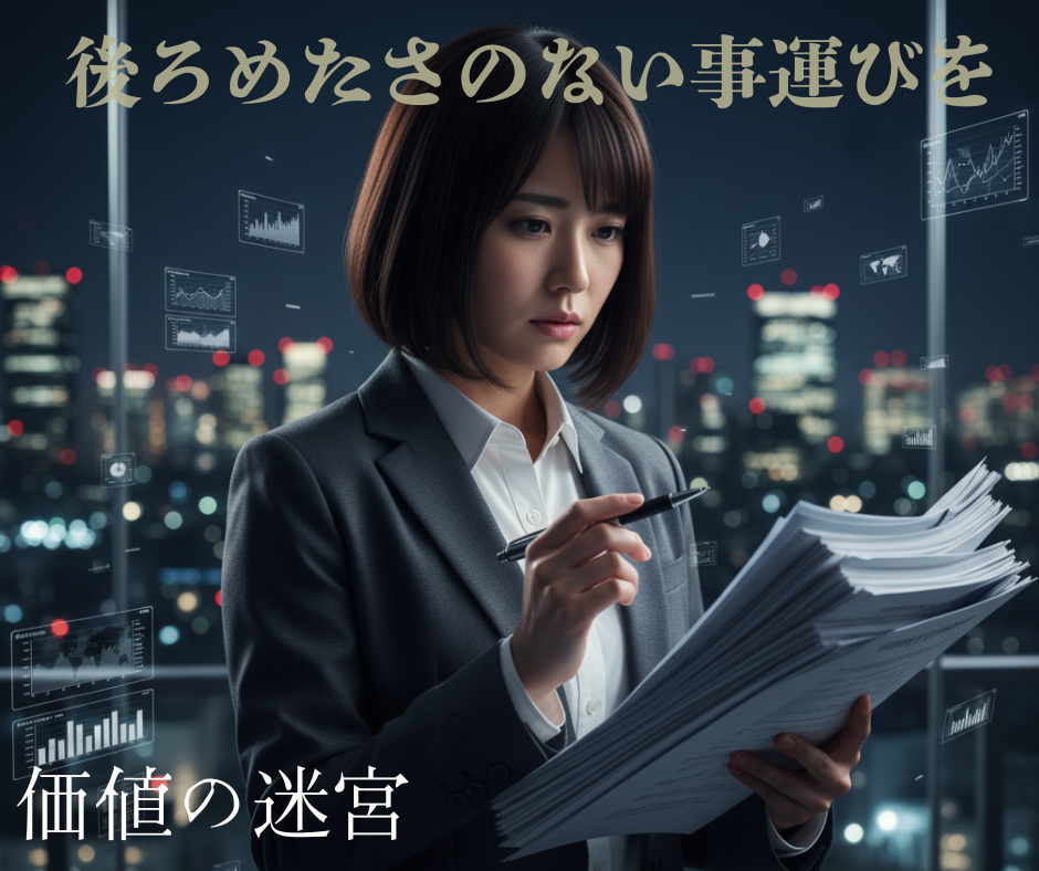 (後ろめたさのない事運びを)価値の迷宮 (1).png