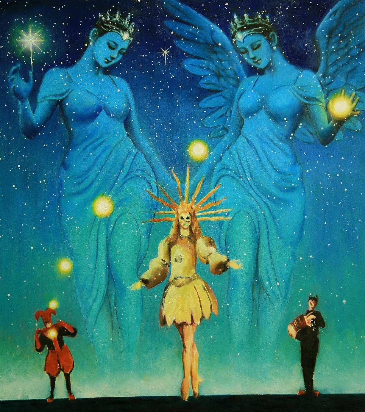 太陽神を描く☆油彩画【アポロンの誕生】～THE BIRTH OF APOLLON