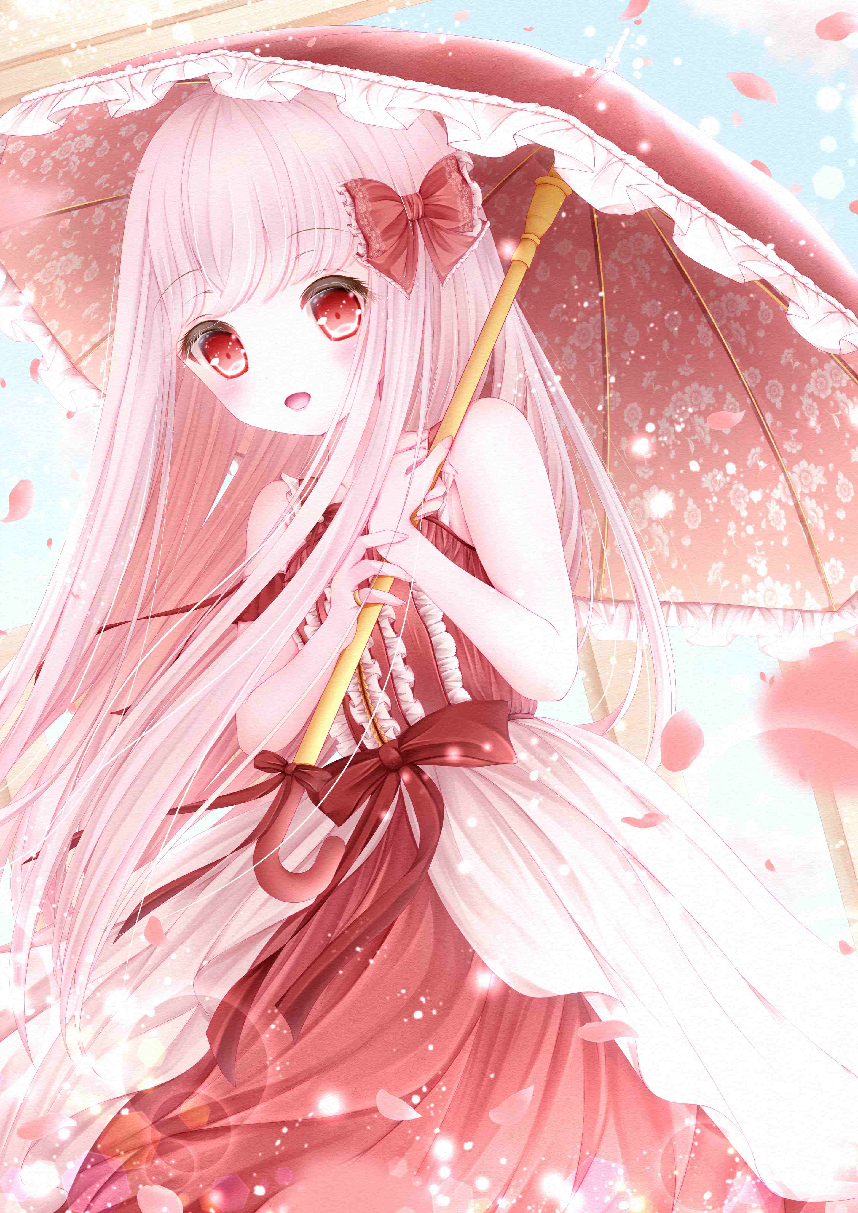 ロリータファッションのかわいい女の子を描いてみました♪｜蘭