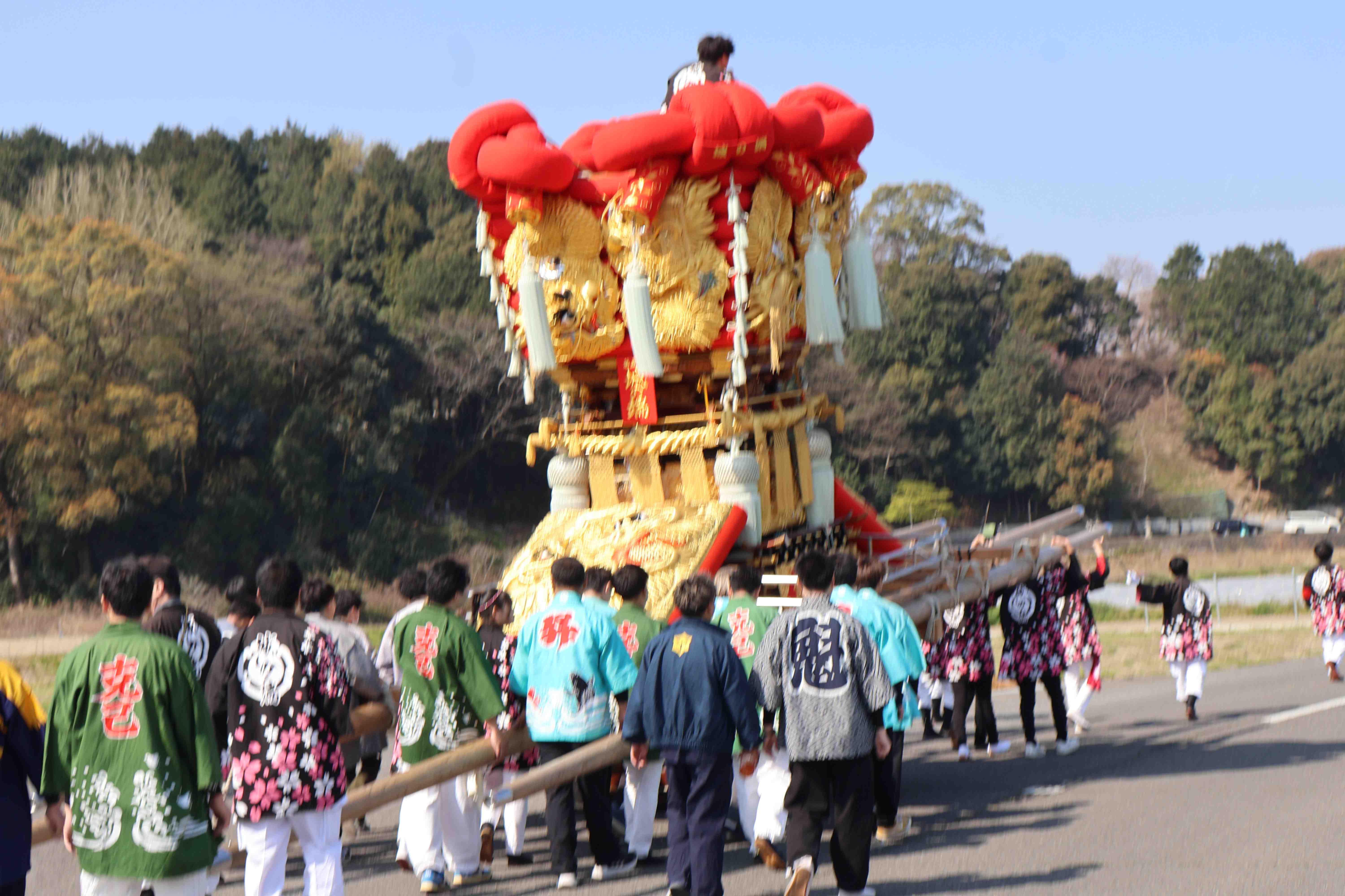 2025年4月6日 五十鈴神社春季例大祭が開催！城の端太鼓台の差し上げで