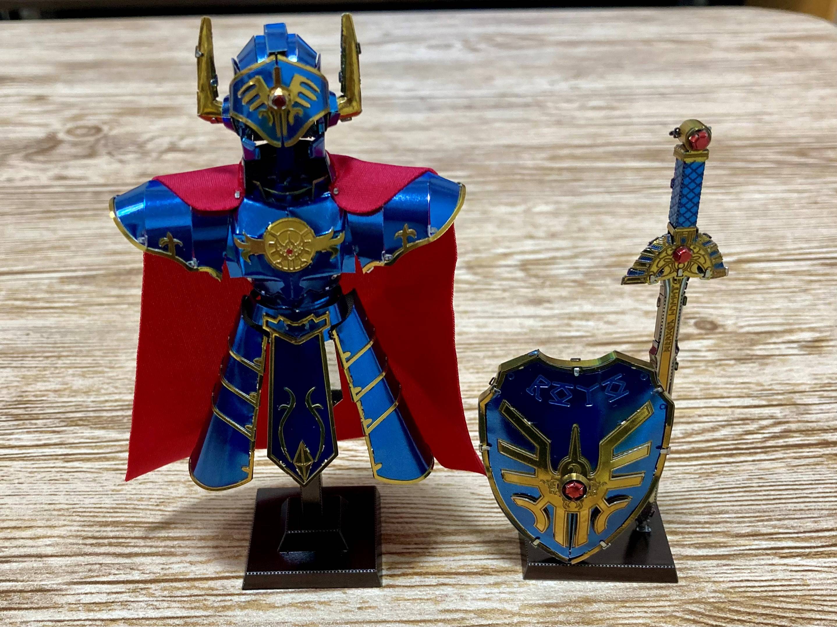 メタリックナノパズル】ドラゴンクエスト兜＆鎧・剣＆盾｜Otane