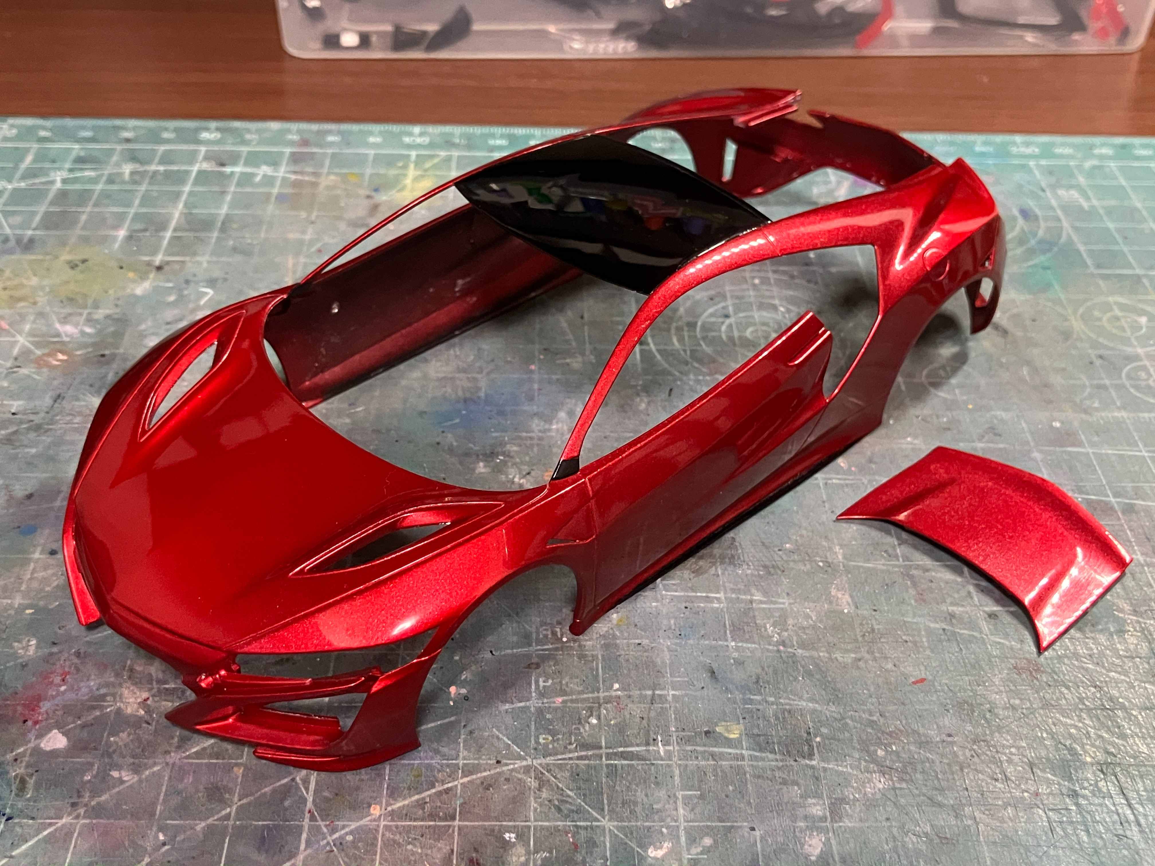 進捗報告】ホンダ NSX 1/24 プラモデル製作代行④｜懐空工房