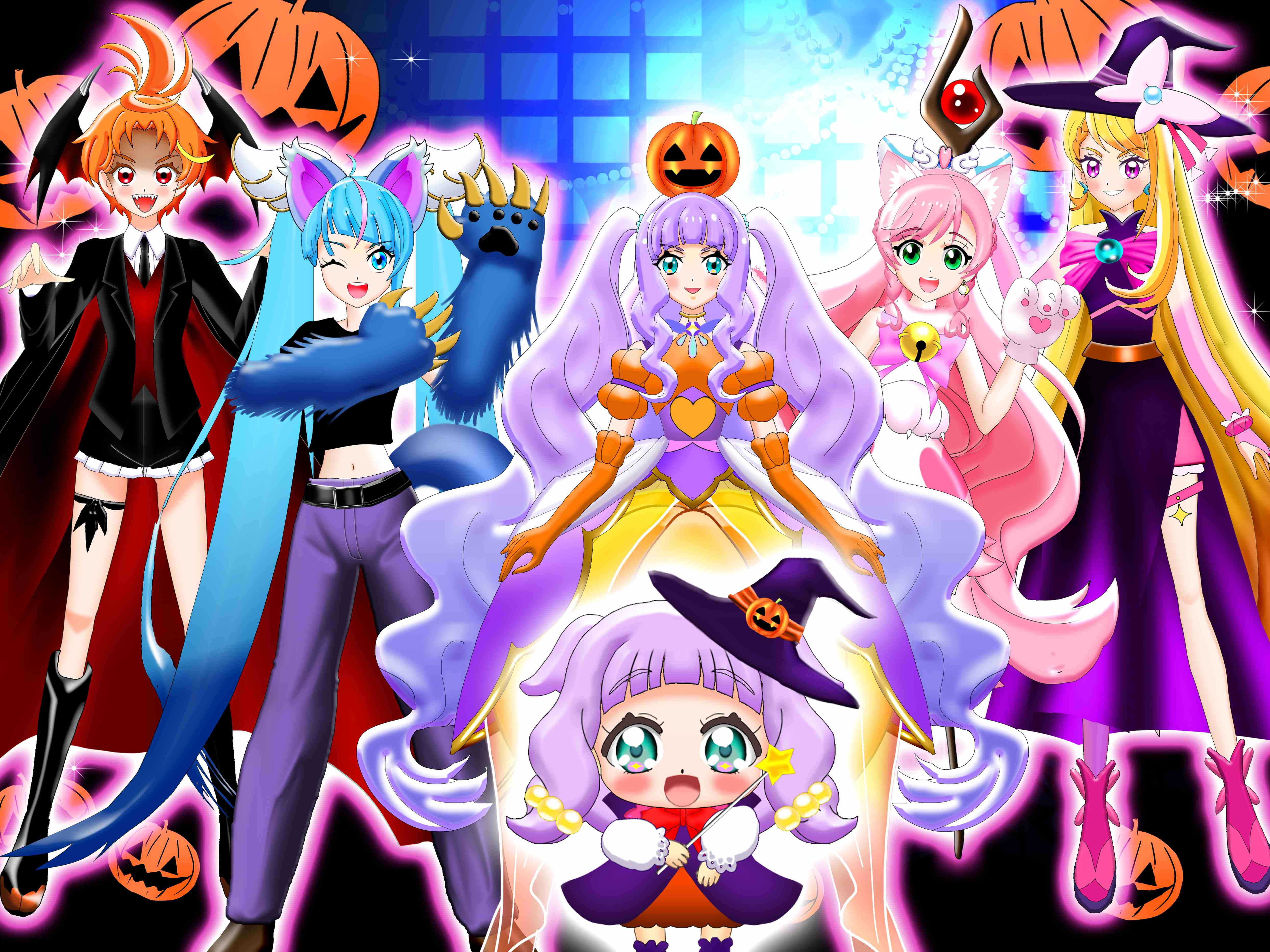 ひろがる夜空！プリキュアハロウィンパーティー♥エルちゃん初登場