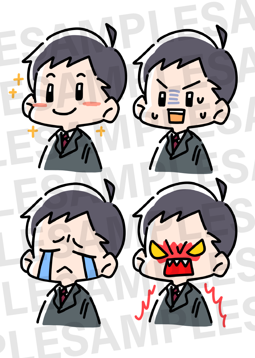 イラスト 新サービス始めました 表情パターン おみそ イラスト依頼受付中 Coconalaブログ