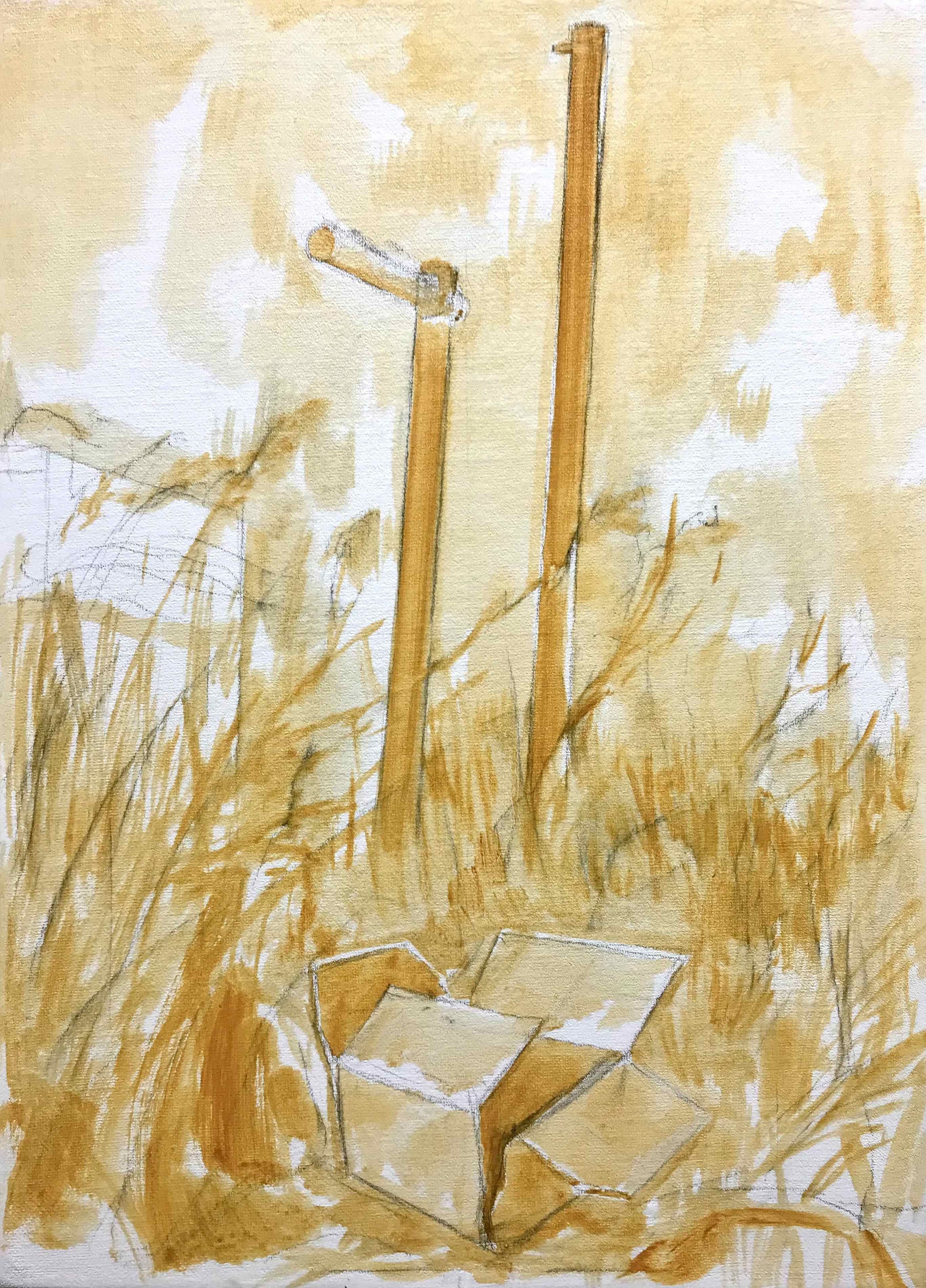 オリジナル絵画油彩画〜始まりの合図〜