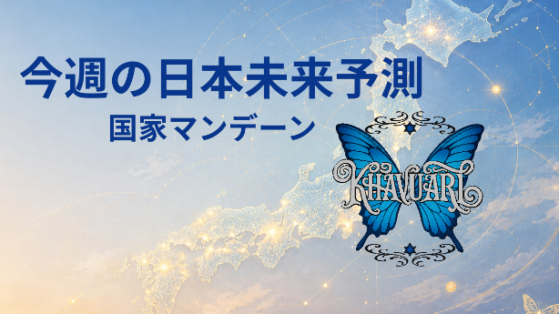 今週の日本未来予測｜タオルより重いもの？政治の裏側に光が当たる