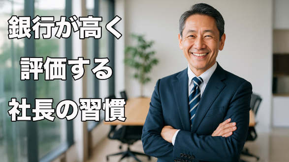 3ヶ月で融資が通る会社に変わる！銀行が高く評価する社長の習慣