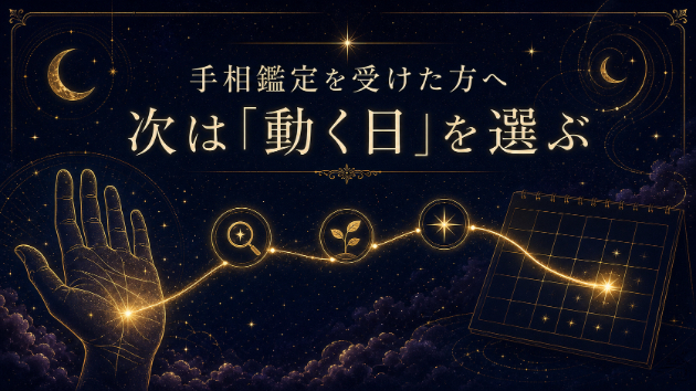 手相鑑定を受けたあと、人生を動かすために大切なこと｜行動のタイミング