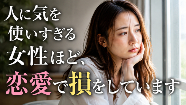霊視鑑定・人に気を使いすぎる女性ほど、恋愛で損をしています　💗