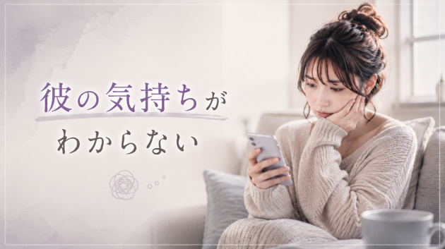 彼の気持ちが分からない時