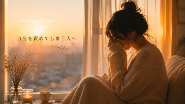自分を責めてしまう人へ