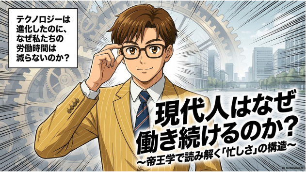 現代人はなぜ働き続けるのか？ ～帝王学で読み解く「忙しさ」の構造～