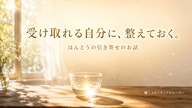引き寄せは、「がんばって願うこと」ではありません。〜ほんとうの引き寄せのお話〜
