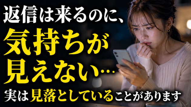 霊視・返信は来るのに、気持ちが見えない…実は見落としていることがあります　💗