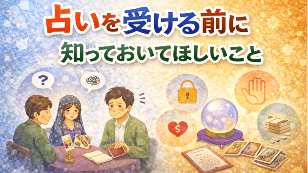 占いを受ける前に知っておいてほしいこと