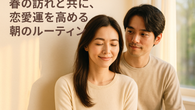 春の訪れと共に、恋愛運を高める朝のルーティン