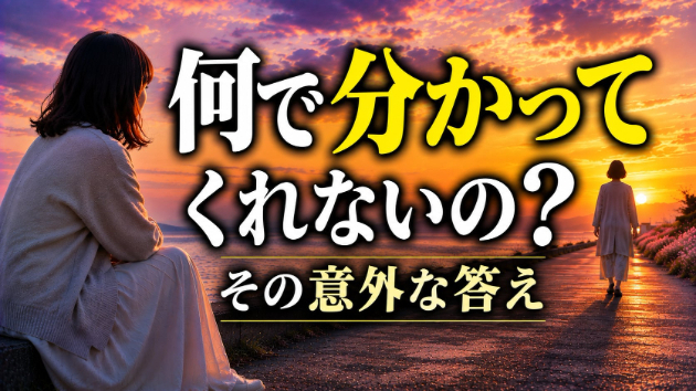 【人間関係】なぜ人にわかってもらえない？“理解されない苦しみ”からラクになる方法｜スウェーデンボルグの知恵