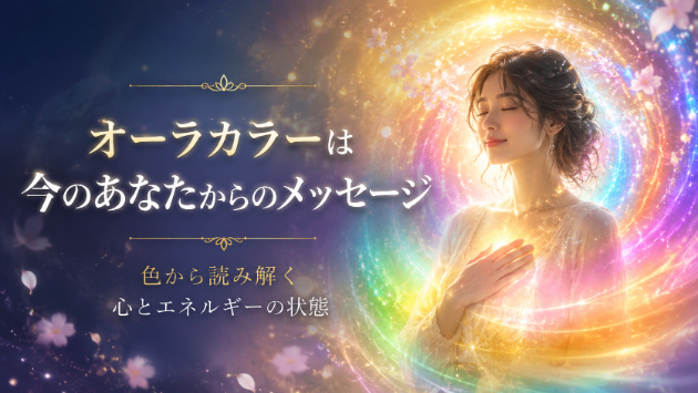 オーラカラーは、今のあなたからのメッセージ💌 色から読み解く、心とエネルギーの状態