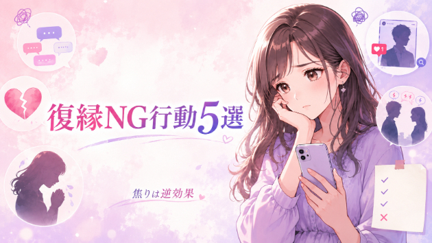 復縁したいときに絶対やってはいけない行動5選