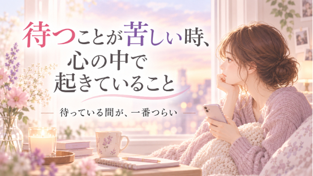 待つことが苦しい時、心の中で起きていること