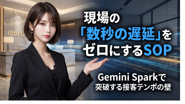 現場の「5秒の沈黙」が命取り。Gemini Sparkで実現する超高速・自走化SOP